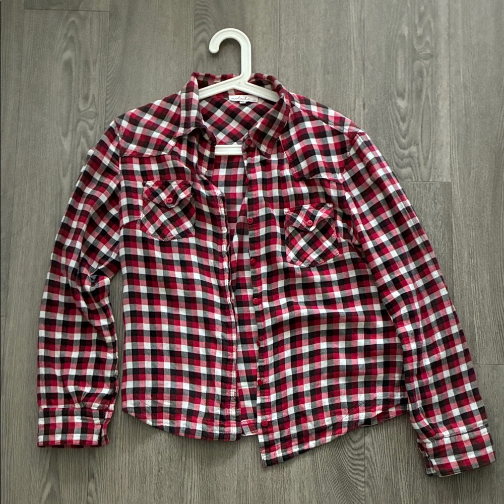 Red and Black Plaid Shirt